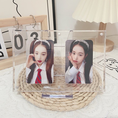 กรอบรูปอะคริลิค-หลายขนาด-พร้อมฐานวาง-ไอดอล-การ์ดรูปภาพ-โปสการ์ด-แสดงผล-เดสก์ท็อป-เกมการ์ด-คอลเลกชัน