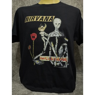 [ปรับแต่งได้]เสื้อวงนำเข้า Nirvana ‎Incesticide Kurt Cobain Sonic Youth Grunge Retro Style Vintage Gildan T-Shirt_35