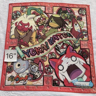 Yokai watch ผ้าเช็ดหน้าการ์ตูน