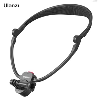 Ulanzi Go-Quick II Sports Camera Neck Holder Mount Quick Installation Foldale for Desk Stand Replacement for   10/9/8 or Other Sports Cameras