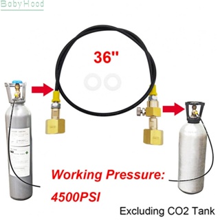 【Big Discounts】Big CO2 Tank Refill Station Charging Adaptor Transfer 36\ Hose CGA320 TO CGA320#BBHOOD