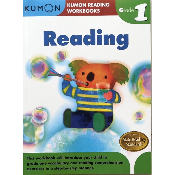 kumon-reading-workbooks-grade-1-reading-paperback-english-9781934968512-คุมอง-แบบฝึกหัด
