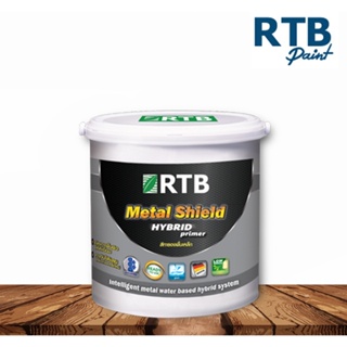 RTB สีรองพื้นทาเหล็ก Metal Shield Hybrid ชนิดด้าน ขนาด 1 แกลลอน