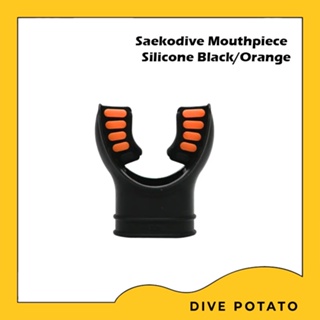 Saekodive Mouthpiece Silicone Black/Orange