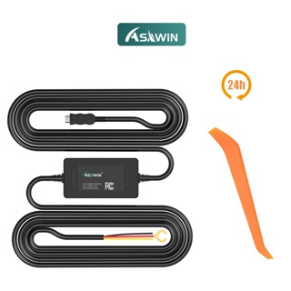 ชุดสายไฟฮาร์ดไวร์ Dash Cam - ฟิวส์ Mini USB สําหรับ Dashcam เข้ากันได้กับยานพาหนะ 12V-24V ป้องกันแรงดันไฟฟ้าต่ํา สําหรับ Asawin H5C H5PRO H9 H9PRO