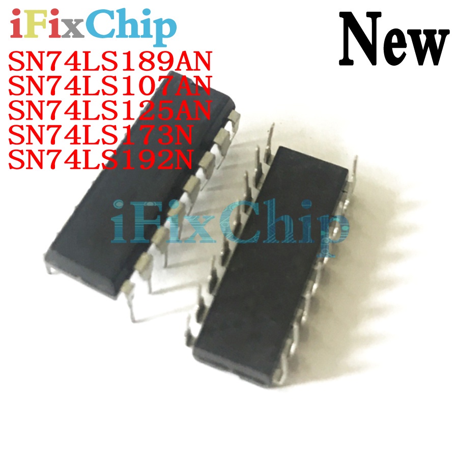 SN74LS125AN Quad Bus Buffer Gates - 4 Chips Per Sale - Original Motorola/NSC/Texas DIP14