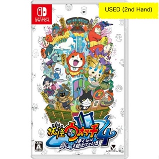 สินค้า Yo-Kai Watch 4 แหงนหน้ามองขึ้นไปบนฟ้า วิดีโอเกม Nintendo Switch จากญี่ปุ่น USED
