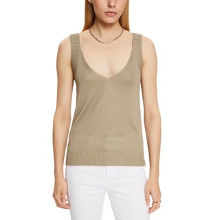 ESPRIT Womens Glittering Sleeveless Jumper