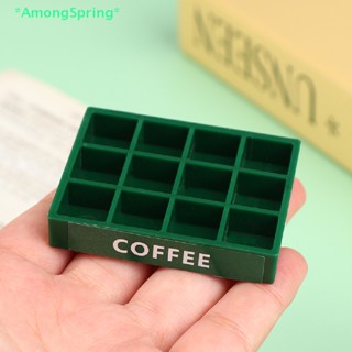 AmongSpring&gt; Dollhouse Miniature Simulation Coffee Tray Model DIY Accessories Scenes Ornament new