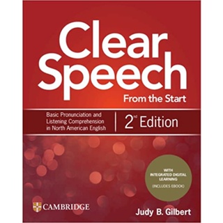 DKTODAY หนังสือ CLEAR SPEECH FROM THE START:SB +INTERGRATED DIGITAL LEARNING (2ED)