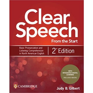 DKTODAY หนังสือ CLEAR SPEECH FROM THE START:SB +INTERGRATED DIGITAL LEARNING (2ED)