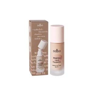 Odbo Weightless Liquid Foundation #OD4000 : โอดีบีโอ เวทเลส ลิควิด ฟาวเดชั่น รองพื้น เนื้อลิควิด x 1 ชิ้น alyst