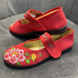 รองเท้าผู้หญิง(งานปัก)สไตล์จีน สีสันสดใส รหัสYU-908