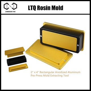LTQ  Rosin พิมพ์กด 2X4นิ้วอลูมิเนียมเกรด6061 Pre-กดแม่พิมพ์สำหรับ Rosin Press