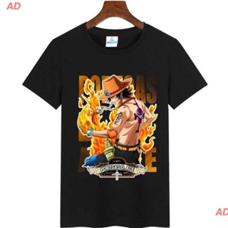 เสื้อยืดแขนสั้น AD เสื้อยืดยอดนิยม Anime Hoodie!baju T Shirt Lelaki!  One Piece Luffy เสื้อ one piece_23