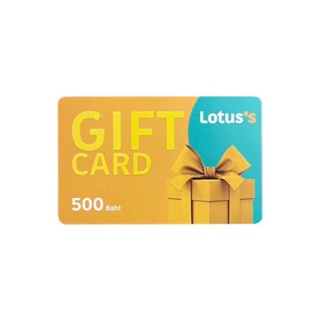 ภาพขนาดย่อของภาพหน้าปกสินค้าบัตรของขวัญ​ Lotus Gift card มูลค่า 500 บาท จากร้าน filisolntk บน Shopee