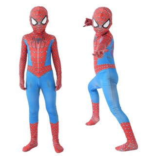 ชุดบอดี้สูท เครื่องแต่งกายฮาโลวีน Spider Man สําหรับเด็ก และผู้ใหญ่