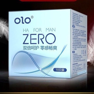 ภาพหน้าปกสินค้าOLO Zero condoms ถุงยางอนามัยบางพิเศษกล่องสีฟ้า แบบบางเฉียบ ไซส์ 50-52-54 มม (1กล่อง10 ชิ้น) สินค้าขายดี ที่เกี่ยวข้อง
