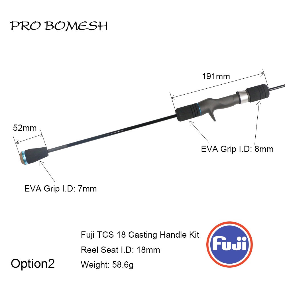 fuji-dps-18-tcs-18-ชุดอุปกรณ์เสริม-ด้ามจับคันเบ็ดตกปลา-eva-สไตล์ญี่ปุ่น-diy