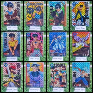 ของแท้]ญี่ปุ่น💯 การ์ดคนเก่งฟ้าประทาน YuYu Hakusho ฮิเอ ยูสุเกะ คุราม่า Card reflection