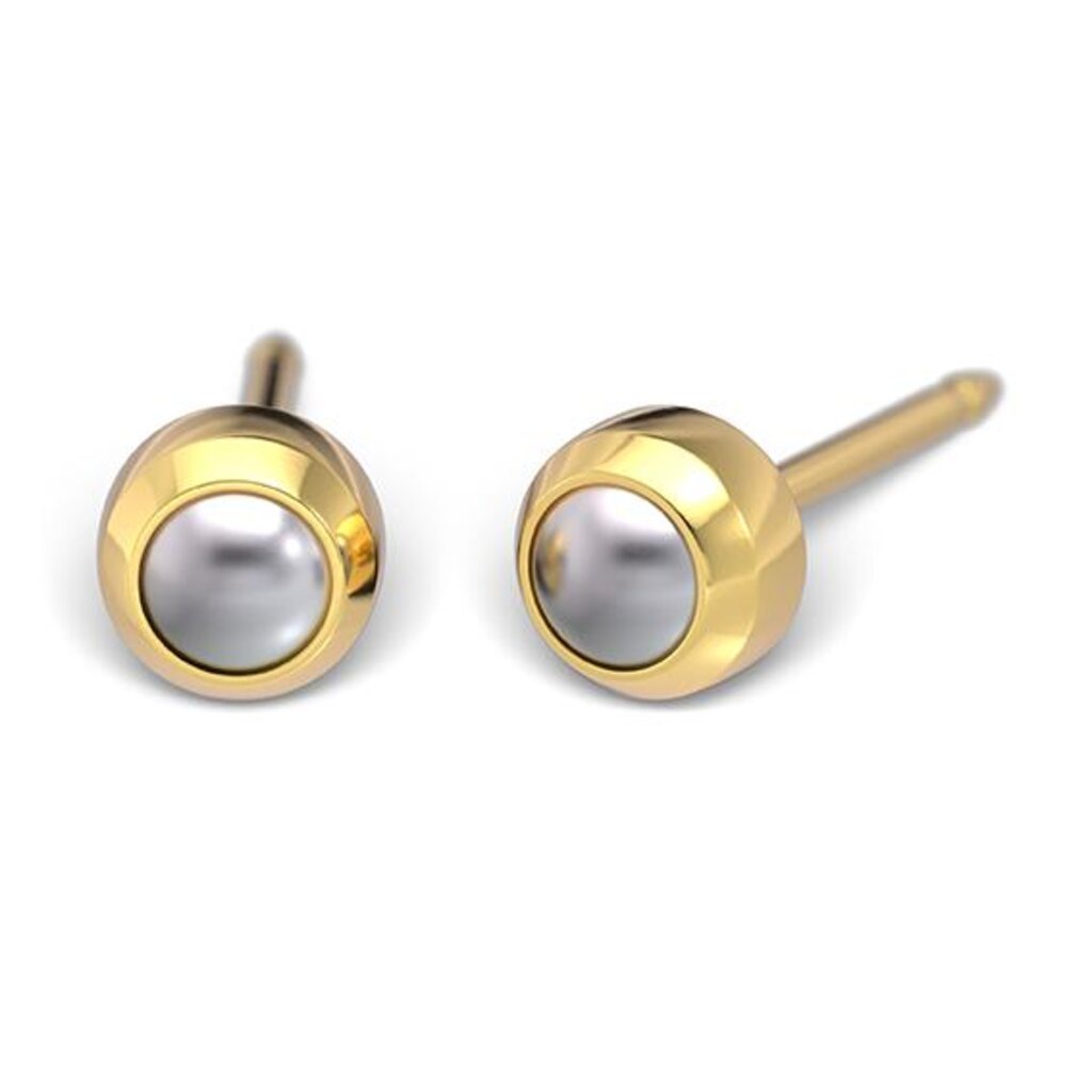 สำหรับเจาะ-sterile-bezel-3mm-white-pearl-ก้านสีทอง-ปลอดภัย-100-std042