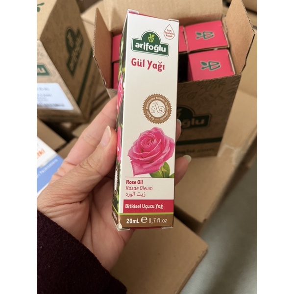 น้ำมันกุหลาบ-rose-oil-20ml-จากตุรกี-แบรนด์-arifo-lu-พร้อมส่ง