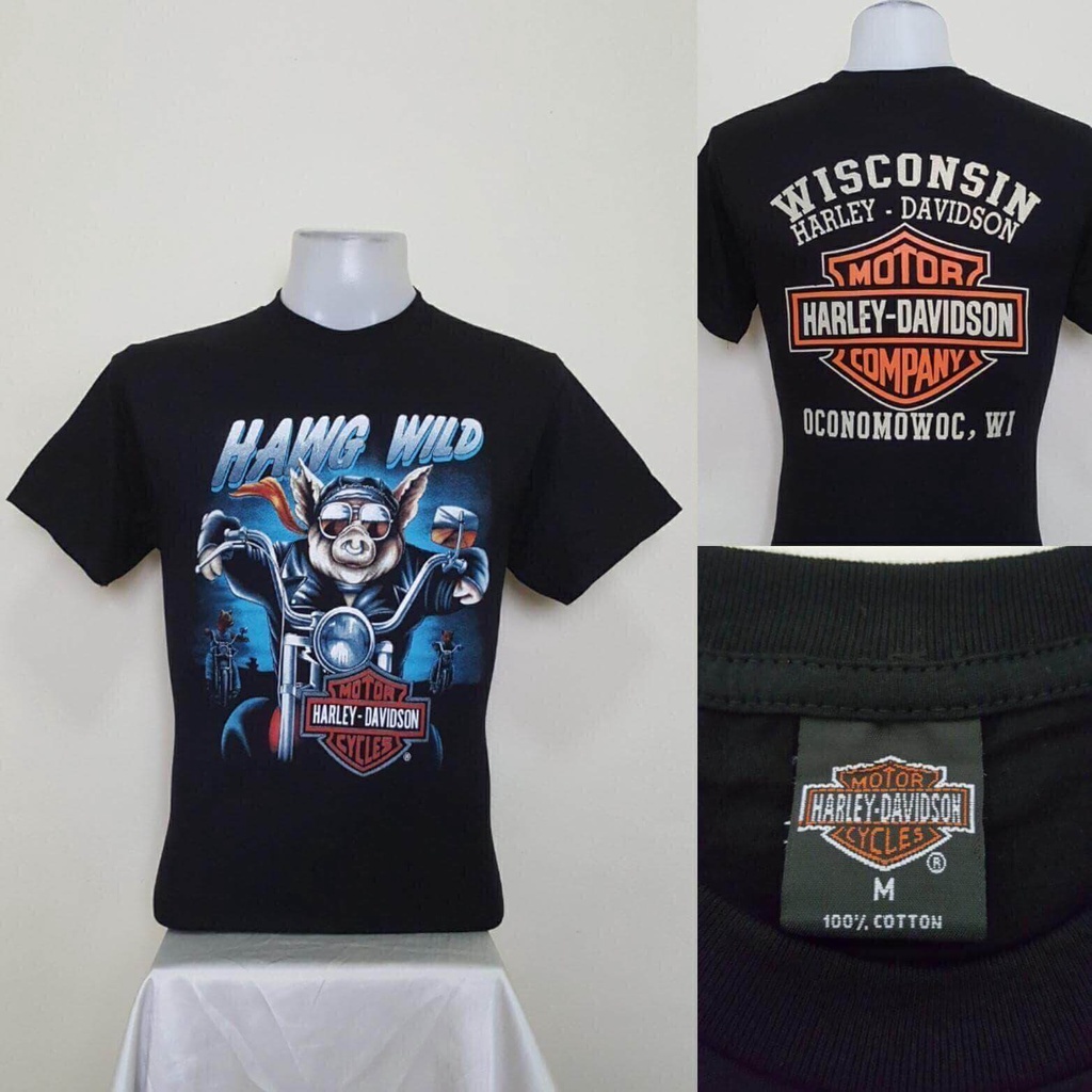 เสื้อยืดฮาเลย์-harley-davidson-reproduction-sml-ป้าย-usa-ผ้าcotton100-ใสสบาย