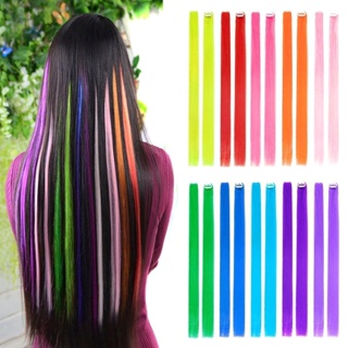 [B_398] Wig Colorful Heat Resistant Decor Long Extension for Ladies