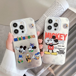 เคสโทรศัพท์มือถือ ลายการ์ตูนมิกกี้เมาส์น่ารัก สําหรับ iphone 14 Pro Max i14 plus 13 Pro Max i13 13pro i11 12Pro 12 Pro Max