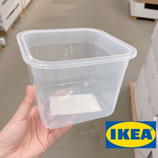 IKEA 365+ อิเกีย 365+ กล่องเก็บอาหาร, สี่เหลี่ยมจัตุรัส/พลาสติก, 750 มล.