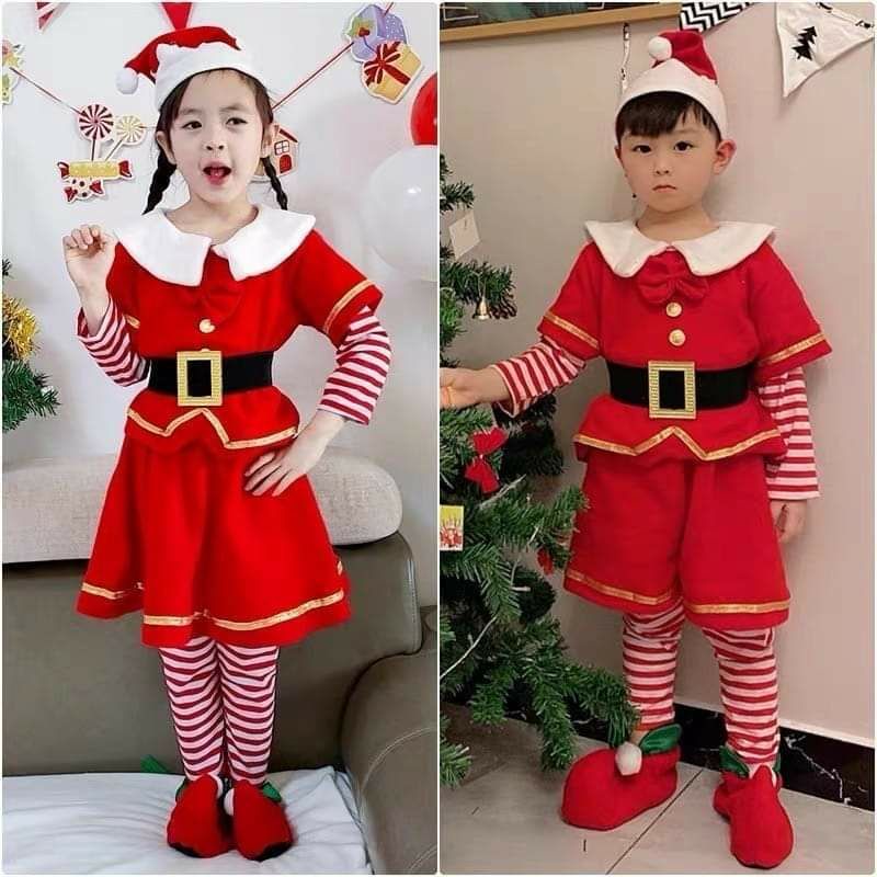 ชุดซานต้า-ชุดซานตี้เด็ก-ชาย-หญิงพร้อมส่ง-aoy