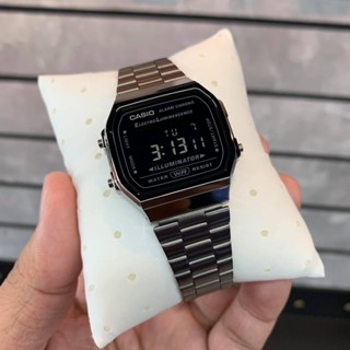 🎁CASIO STANDARD A168WGG-1B ของแท้ 100% พร้อมส่ง ประกัน1ปี