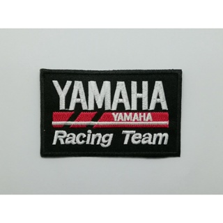 YAMAHA ตัวรีดติดเสื้อ แจ๊คเก็ต อาร์ม  ยีนส์ มอเตอร์ไซค์ Hipster Embroidered Iron on Patch  DIY