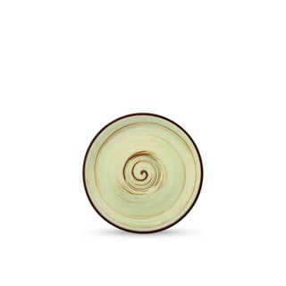 เซตแก้วพร้อมจานรอง Set Cup and Saucer  (spiral pistachio)ทำจากวัสดุ Fine Porcelain คุณภาพสูง แบรนด์ Wilmax England