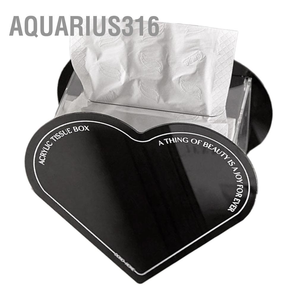 aquarius316-กล่องกระดาษทิชชู่อะคริลิค-รูปหัวใจ-สไตล์นอร์ดิก-เรียบง่าย-สีพื้น-สําหรับตกแต่งบ้าน