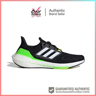Adidas UltraBOOST 22 "Black Solar Green" (GX6640) สินค้าลิขสิทธิ์แท้ Adidas รองเท้า