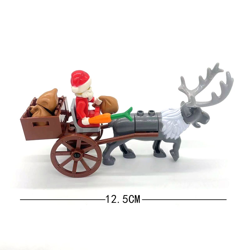 บล็อกตัวต่อ-รูปซานตาคลอส-กวางเอลก์-คริสต์มาส-ขนาดเล็ก-สําหรับตกแต่งโต๊ะ