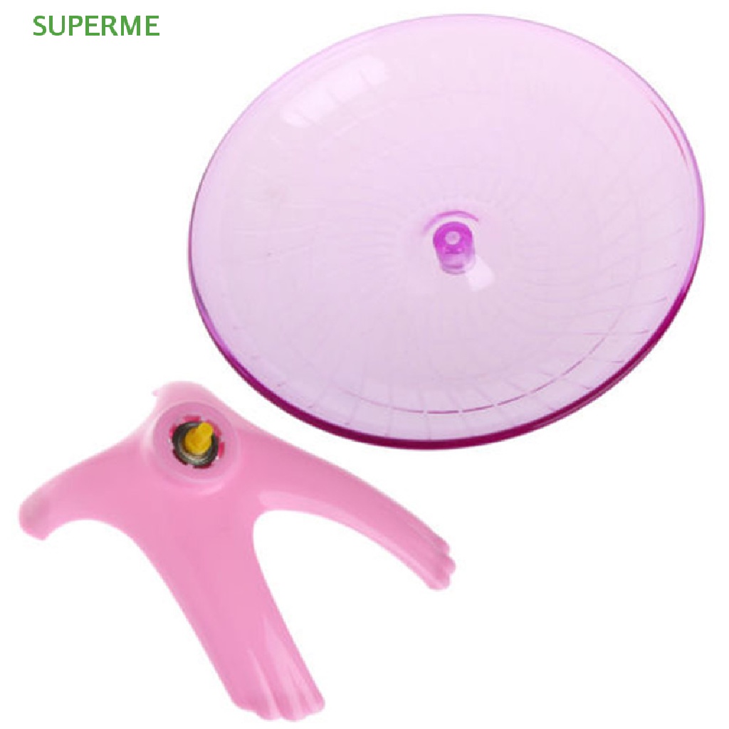 superme-ของเล่นจานบินล้อออกกําลังกาย-สําหรับหนูแฮมสเตอร์-คนแคระ-18-ซม-ขายดี