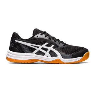 Asics รองเท้าแบดมินตันผู้ชาย Upcourt 5 | Black/White ( 1071A086-001 )