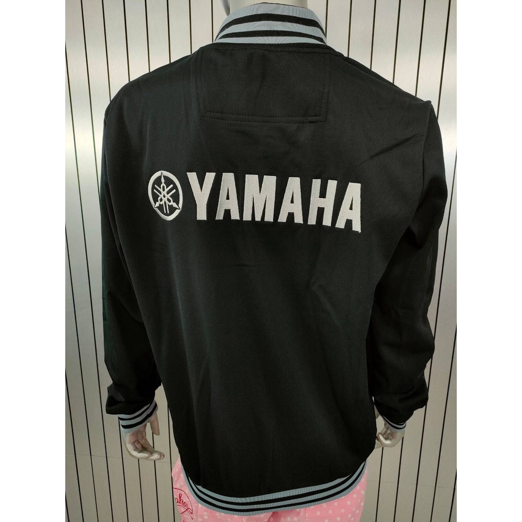 เสื้อแจ๊คเก็ต-yamaha-สีดำ-อกกว้าง53cm-ยาว61cm-sizes-สินค้าลิขสิทธิ์-yamaha-แท้100