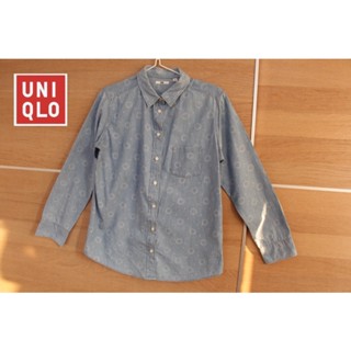 Uniqlo x L ยีนส์ cotton นิ่ม ของผู้ชาย อก 40 ไม่ตำหนิ