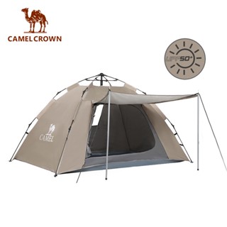 CAMEL CROWN เต็นท์ 2~3 คน เต็นท์อัตโนมัติ พับได้ เต็นท์ตั้งแคมป์ เต็นท์กันแดด กันฝน แบบพกพา