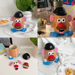 ส่งจากไทย💙🌈แก้วน้ำ Mr.Potato มิสเตอร์โปเตโต้ ดิสนี่ย์ แก้ว D.I.Y แก้วมัค แก้วกาแฟ แก้วเซรามิค ceramic ของขวัญ😎🥔