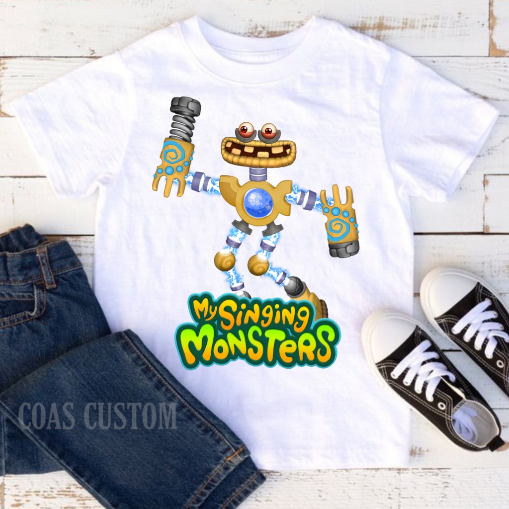 เสื้อยืด-พิมพ์ลาย-wubbox-my-singing-monsters-สําหรับเด็ก