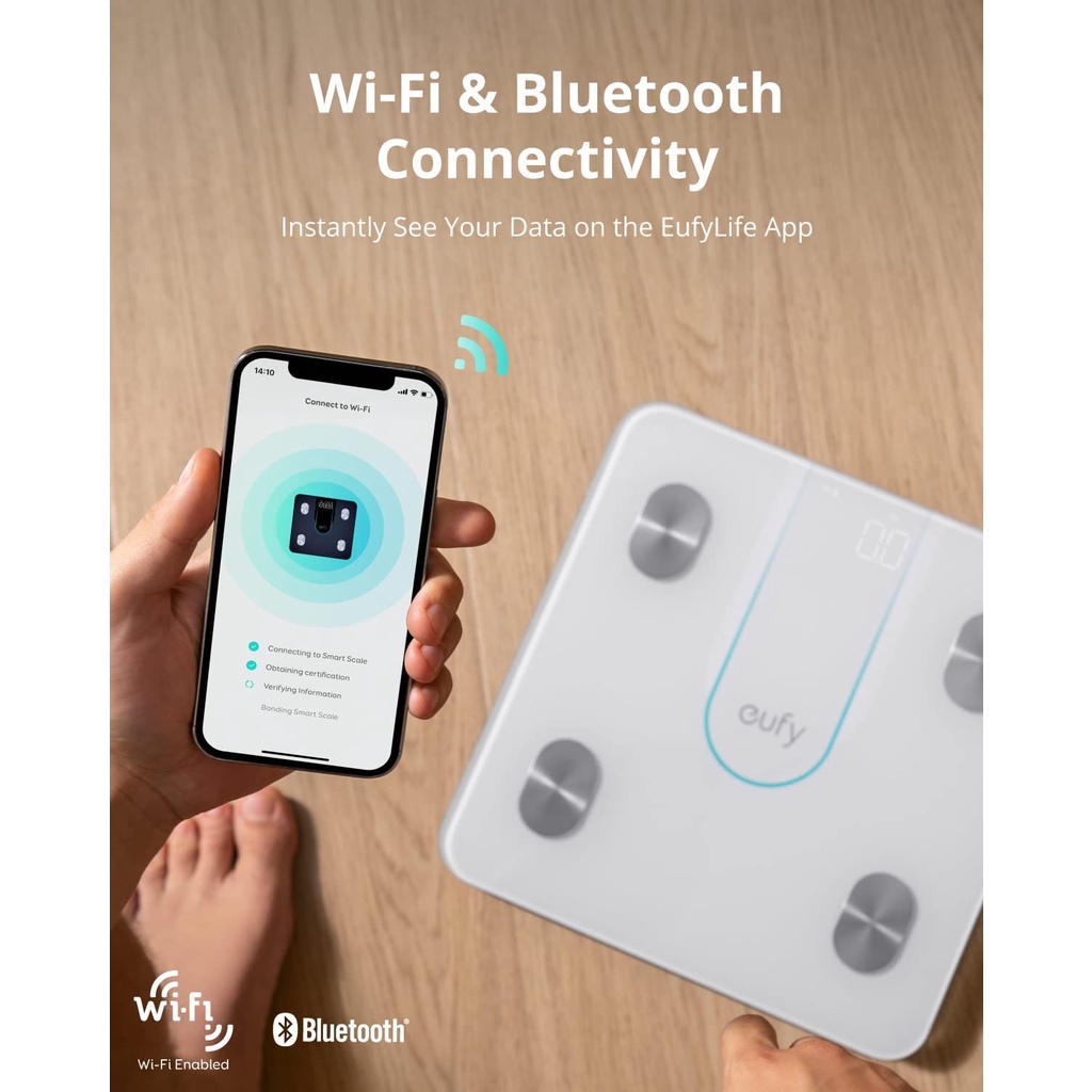 eufy-smart-scale-p2-เครื่องชั่งน้ำหนัก-วัดค่าสุขภาพ-15-รายการ-เชื่อมต่อแอปคำนวนแคลอรี่-บันทึกผลและส่งออกได้