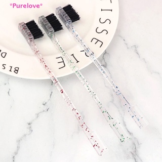 Purelove&gt;  Double Sided Edge Control Hair Comb Hair Styling Eyebrow Comb new