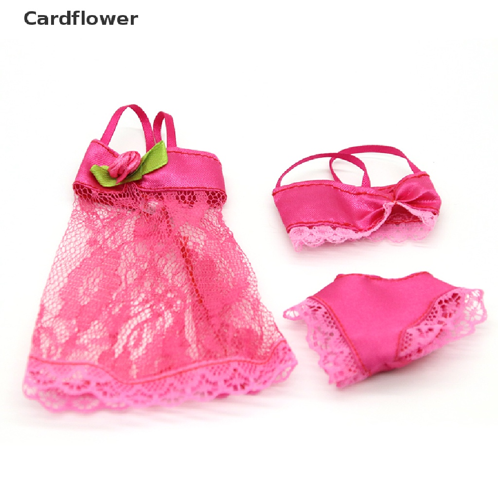 lt-cardflower-gt-3pcs-set-pajamas-clothing-homewear-accessories-clothes-for-30cm-doll-on-sale
