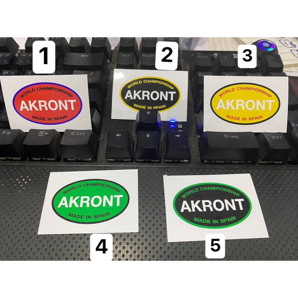 สติกเกอร์-akront-ราคาต่อชิ้น