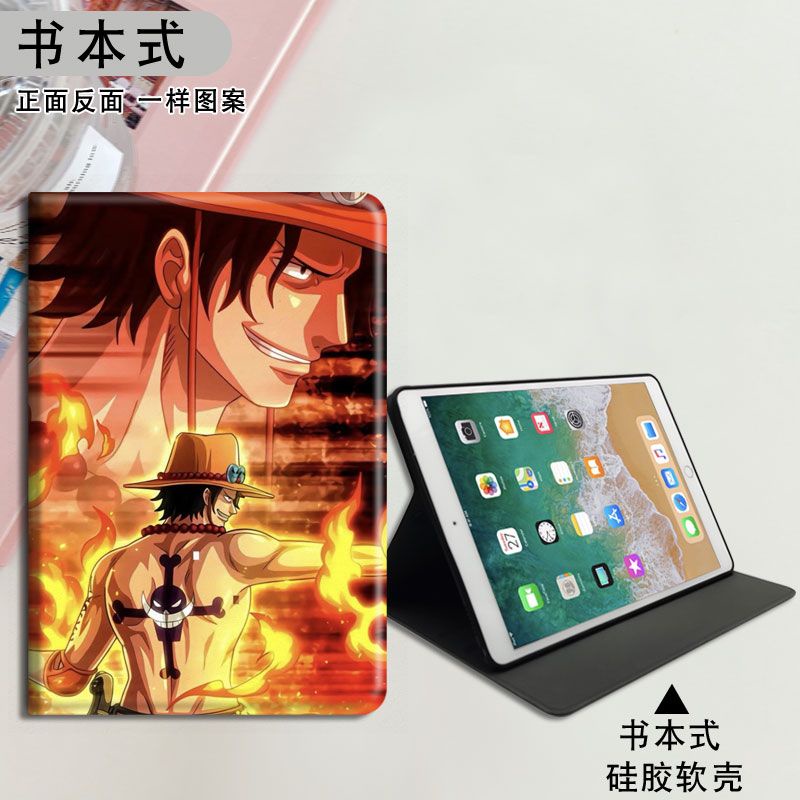 one-piece-ace-vulcan-มีที่ใส่ปากกา-เคส-air-4-5-mini1-2-3-4-5-6-เคสไอแพด-10-2-gen-7-8-9-เคสซิลิโคน-2022-10-9-gen10-pro11