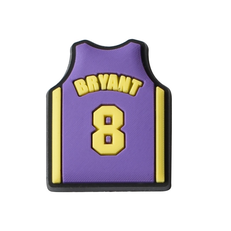 การ์ตูน Kobe Jibbitz NBA Crocs Jibbits Pin Lakers Bryant Shoe Charms ...